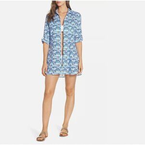 Tommy Bahama Blue Swimsuit Cover-Up Size